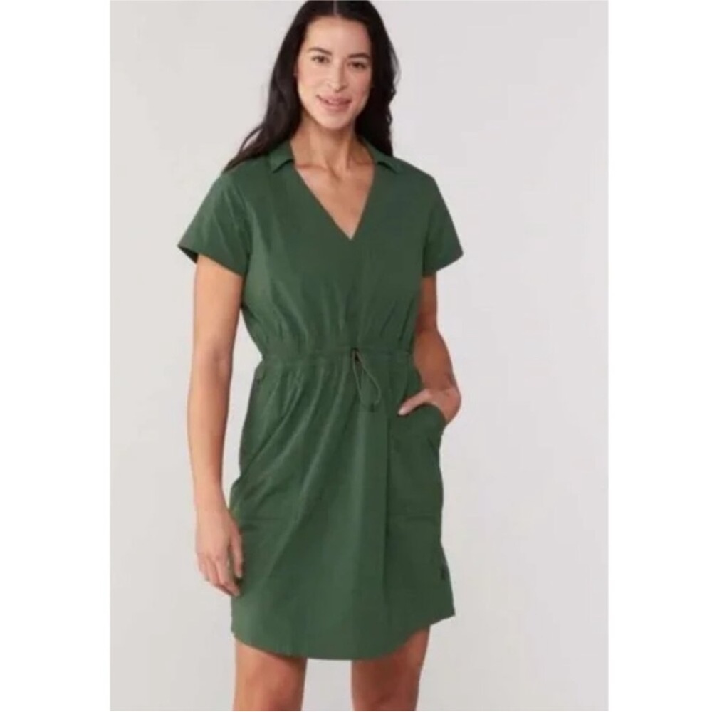 REI Trailmade Dress in Heritage Green - XS